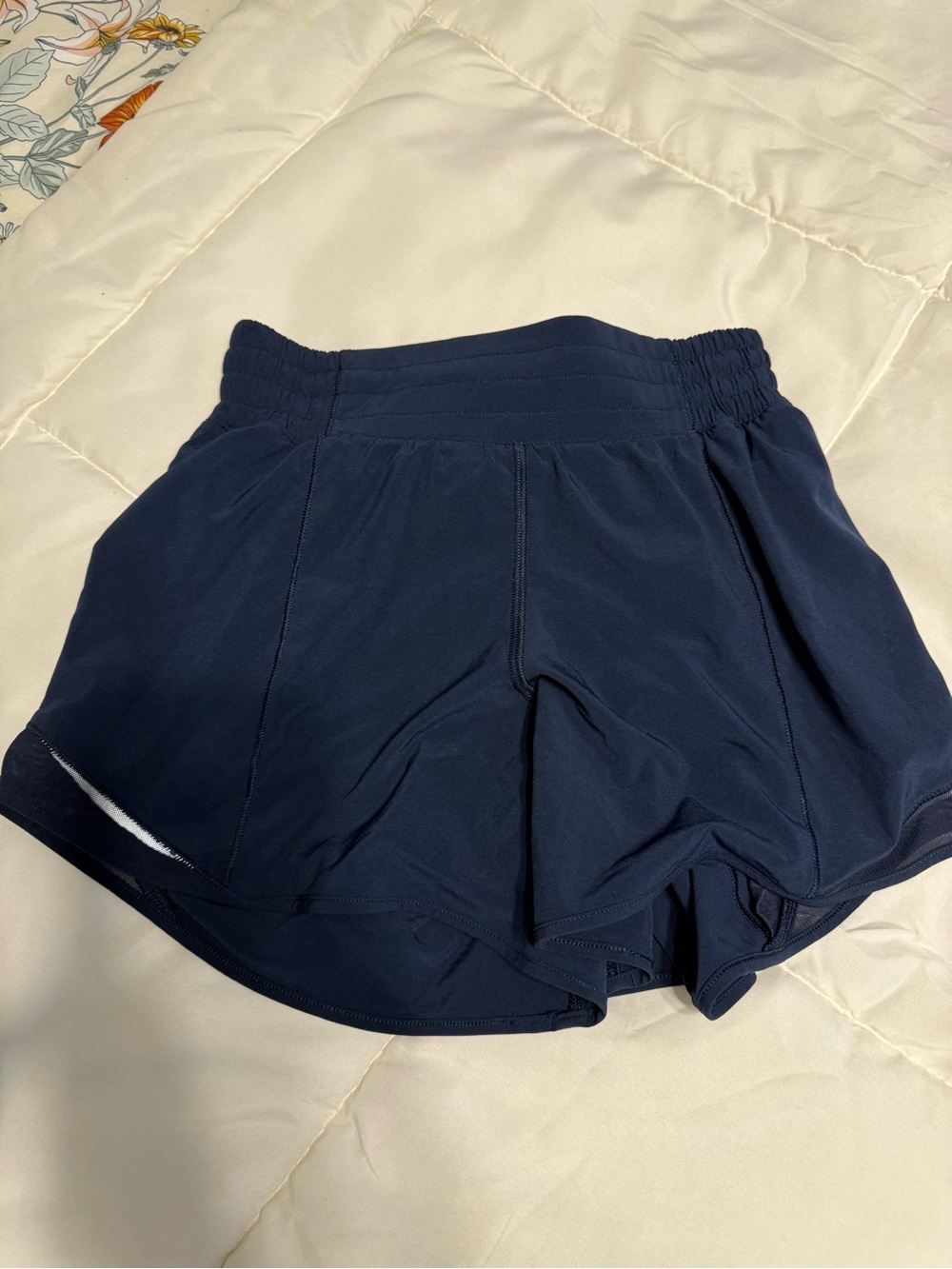 lululemon athletica Women's Navy Athletic Running Shorts